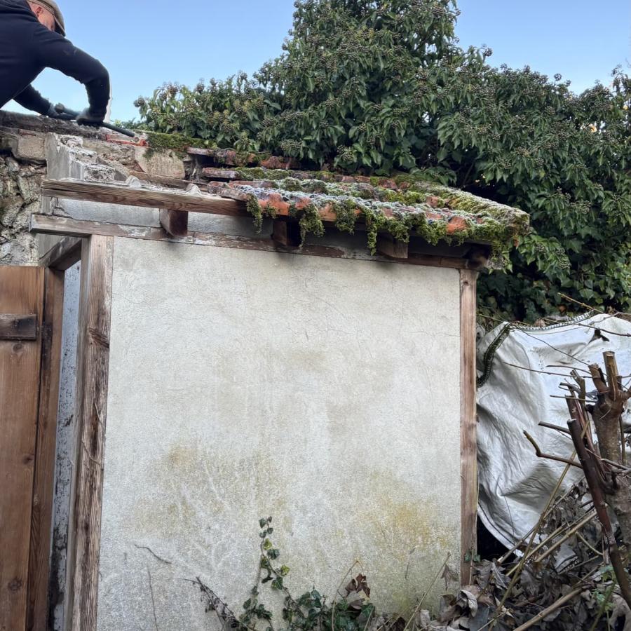 Rénovation d'un abri de jardin